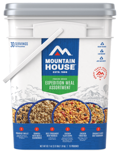 Mountain clearance house bucket