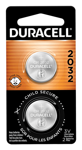 Duracell 2032 3V Lithium Coin Battery, 8/Pack 