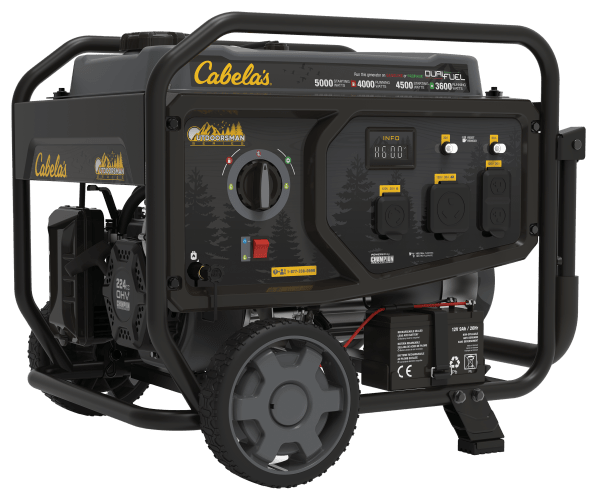 Cabela s Outdoorsman Series 5 000W 4 000W RV Ready Dual Fuel