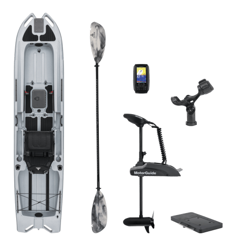 Ascend 133x Freshwater Tournament Fishing Kayak Package