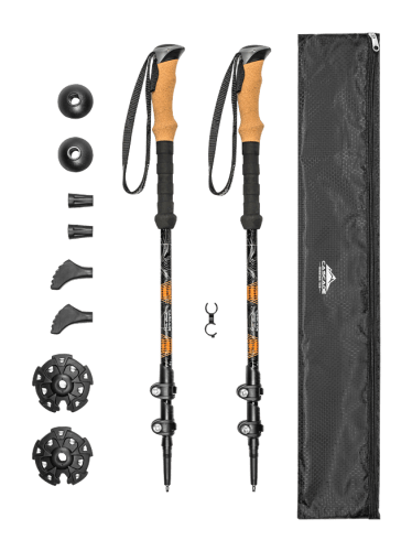 Cascade mountain tech aluminum folding trekking poles hotsell