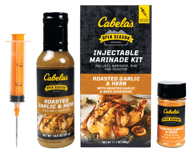 Cabela's Creole Roasted Garlic and Herb Injectable Marinade Kit