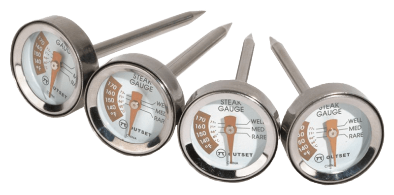 Outset Set of 4 Steak Thermometers