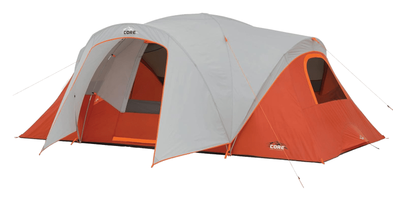 CORE Equipment 9 Person Extended Dome Tent with Vestibule Bass Pro Shops