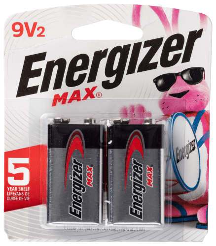 Energizer MAX 9V Batteries (1 Pack), 9 Volt Alkaline Batteries 