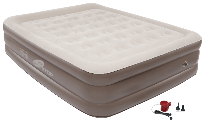 Coleman SupportRest Plus PillowStop Queen Airbed and 120V Pump