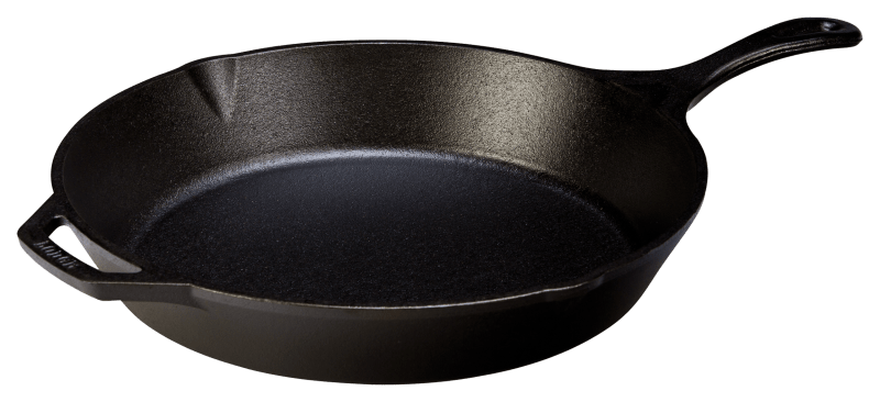 Lodge 13.25 Cast-Iron Skillet with Assist Handle