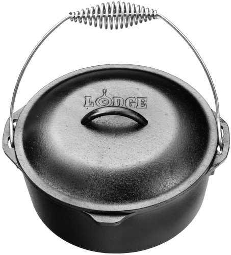 Lodge 2-Piece Pre-Seasoned Cast Iron Combo Cooker LCC3, 3.2 Quart