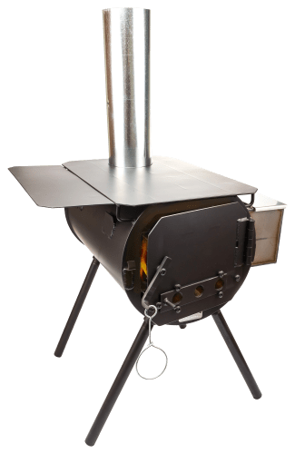 Outdoor Wood & Coal Burning Cast Iron Stove,Tent Stove for Heating Camping  Cooking