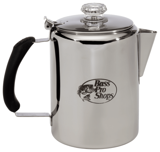 Classic Black Percolator Enamelware Camping Coffee Pot - 12 Cup