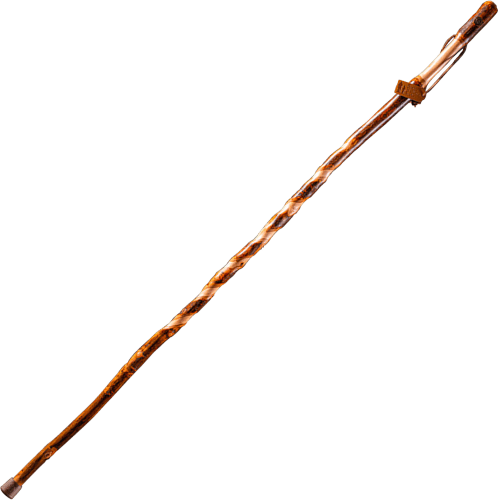 Brazos Walking Sticks 55 in. Twisted Hickory Walking Stick 602-3000-1281 -  The Home Depot