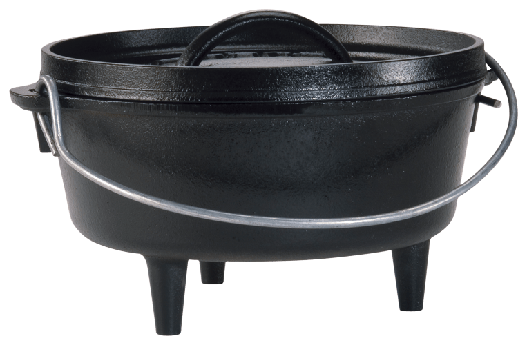 Lodge Cast Iron Dutch Oven 7 Quart, Black