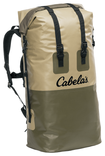 Cabela's waterproof duffel bag top