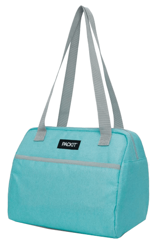 PackIt Freezable Foldable Lunch Bag - Built In Cooling Chills Food & Drinks
