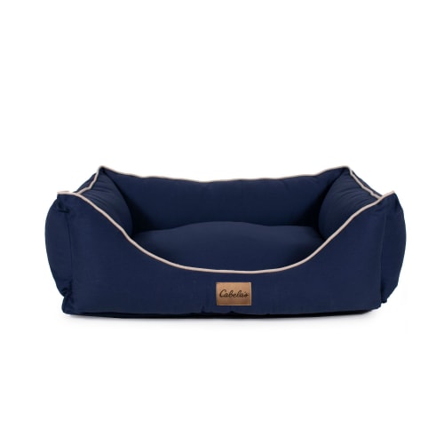 Carolina Pet Company Classic Canvas Low Profile Kuddler Bed Large Blue