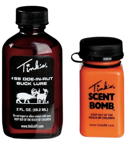 Tink's #69 Doe-in-Rut Buck Lure Deer Attractant with Scent Bomb