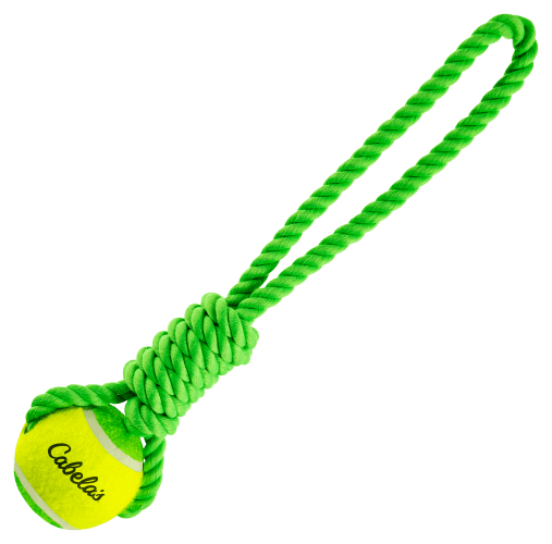 Cabela's Tennis Ball Tug Dog Toy