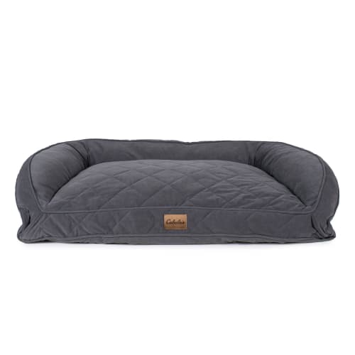 Carolina Pet Company Quilted Microfiber Bolster Dog Bed