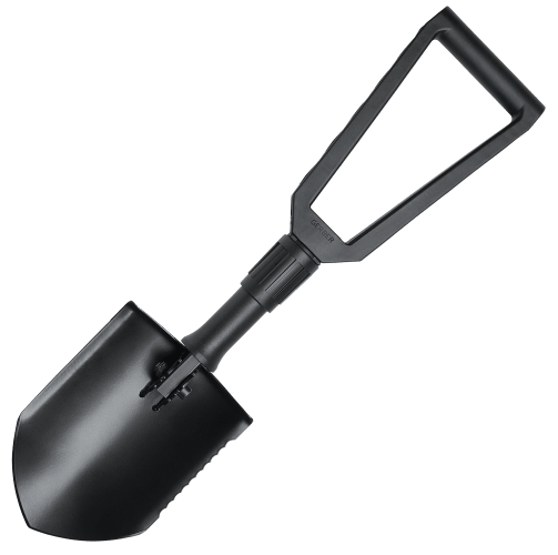 Folding entrenching tool clearance