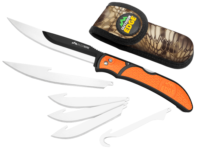 Outdoor Edge RazorBone Replaceable Blade Folding Knife