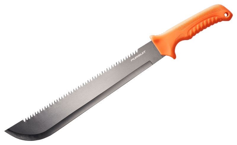 Sawblade knife top