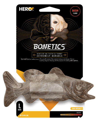 Cabela's Bonetics Large Bacon-Flavored Grouper Chew Toy for Dogs