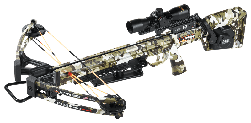 Wicked Ridge Raider 400 with ACUdraw De Cock Crossbow Package Cabela s