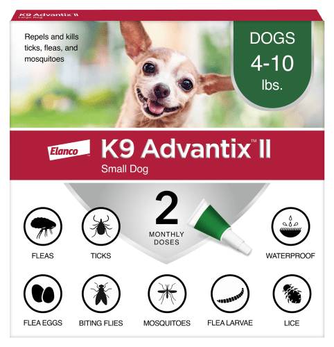 Small dog flea and tick prevention outlet