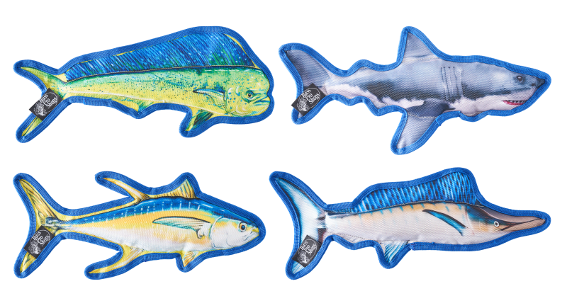 Cabela s Assorted Saltwater Fish Dog Toys Cabela s