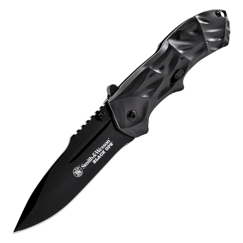 Smith & Wesson Black Ops 3 Drop Point Blade Tactical Folding Knife