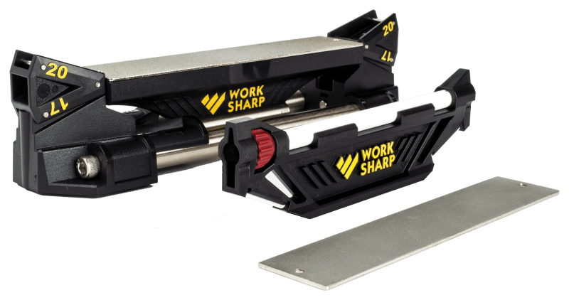 Guided sale knife sharpener