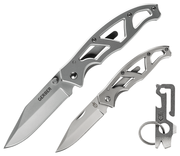 Gerber Paraframe, Mini Paraframe, and Mullet Keychain Tool Folding