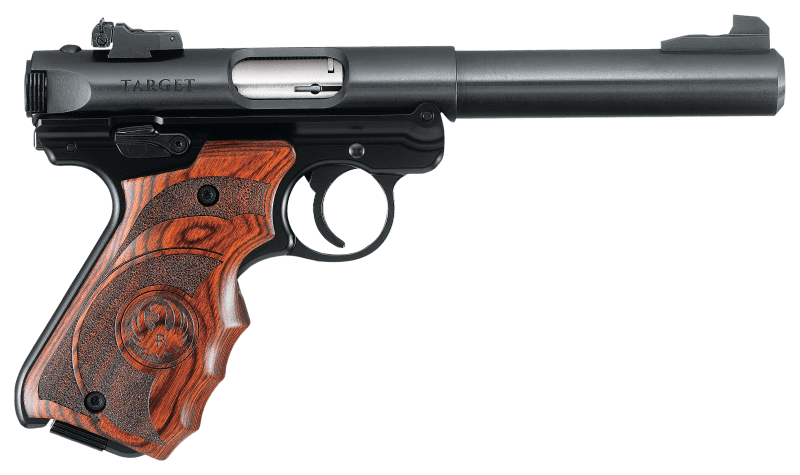 Ruger Mark IV Target Semi-Auto Rimfire Pistol with Bull Barrel and 