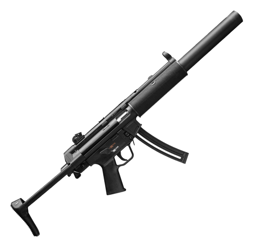 HK MP5 .22 LR Semi-Auto Rifle with Faux Suppressor/Barrel Shroud