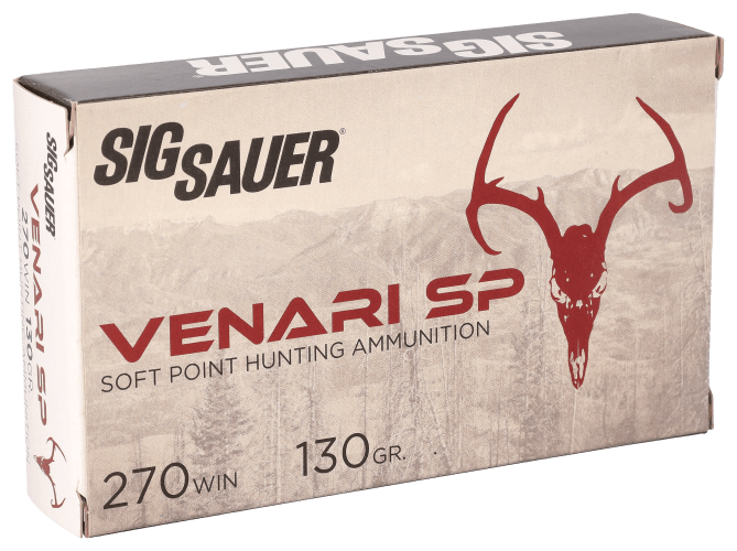 Sig Sauer Venari SP 270 Winchester 130 Grain Soft-Point Hunting