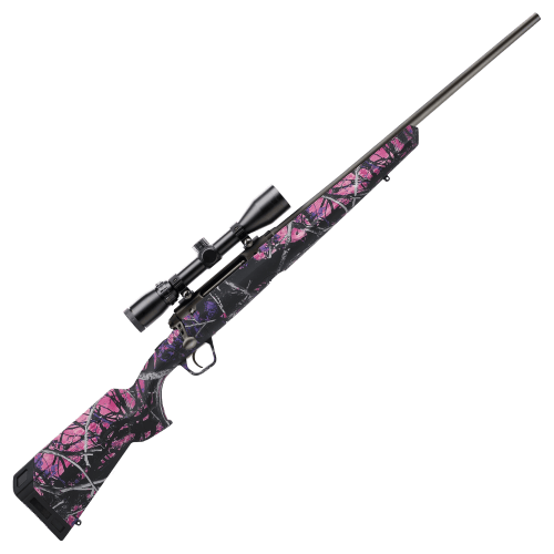 Savage Arms Axis XP Compact Bolt-Action Rifle with Scope in Muddy