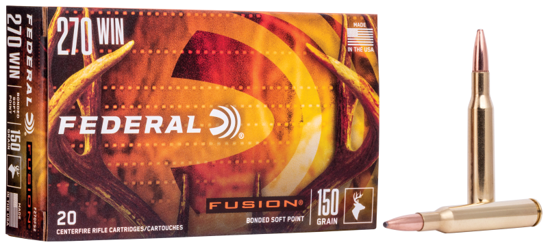 Federal Premium Fusion .270 Winchester 150 Grain Soft Point