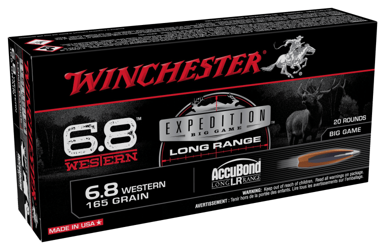 Winchester Expedition Big Game Long Range 6.8 Western 165 Grain 