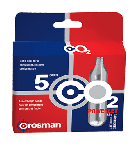 Crosman 12 Gram CO2Powerlet Cartridges for Air Guns