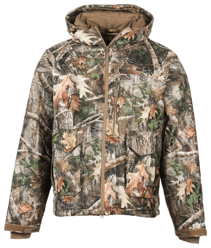 New View Quiet Hunting Clothes for Men, Camo Hunting Jacket and Pants,  Water Resistant and Insulated