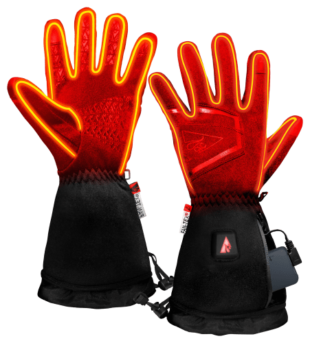 ActionHeat 5V Plush-Softshell Heated Gloves for Men
