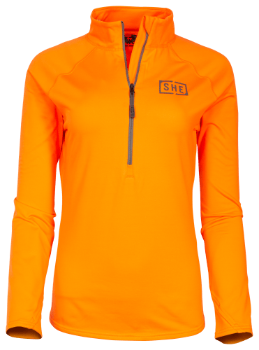 SHE Outdoor Fleece Quarter Zip Pullover for Ladies