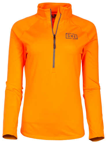 She Outdoor Fleece Quarter-Zip Pullover for Ladies - TrueTimber Strata - M