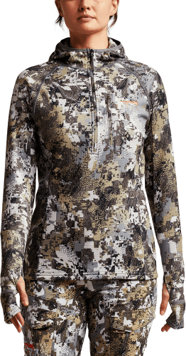SITKA GORE OPTIFADE Elevated II Concealment Series Fanatic Quarter Zip Hoodie for Ladies Cabela s