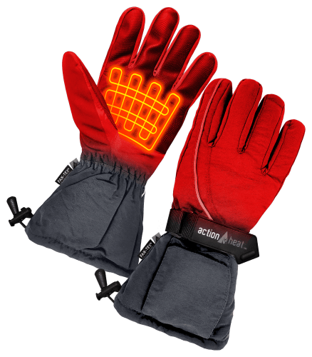 ActionHeat AA Battery Heated Mittens - Black