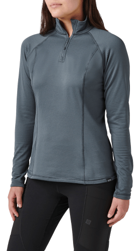 5.11 Tactical Stratos Quarter-Zip Long-Sleeve Shirt for Ladies