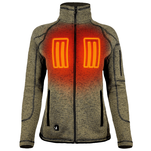 ActionHeat 5V Battery Heated Jacket Sweater Jacket for Ladies