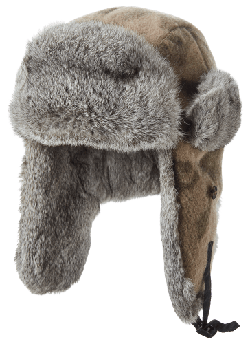 Camo fur hat on sale