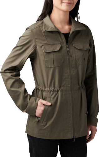 Ladies green deals utility jacket