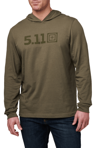 5.11 Tactical Hooded Long-Sleeve T-Shirt for Men